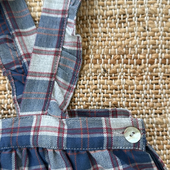 La Coqueta Girls Plaid Pinafore Skirt - Picture 4 of 6